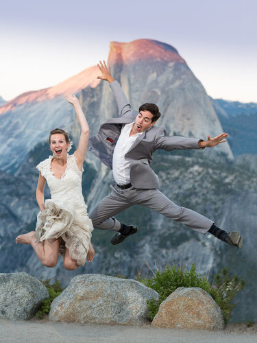 Whimsical Couple Glacier Point