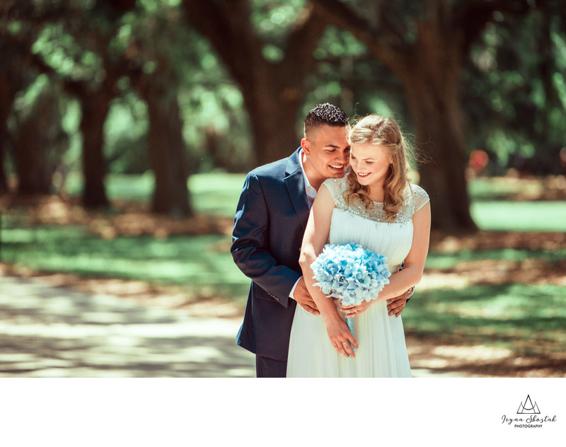 Boone Hall Plantation destination wedding photographer