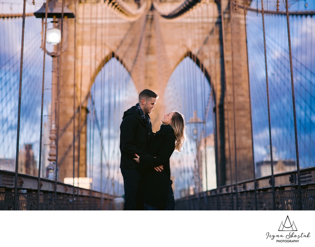 Brooklyn Bridge Engagement Photography 