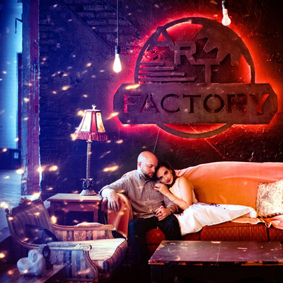 Art Factory and Paterson Falls engagement photos