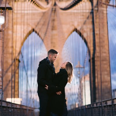 Brooklyn Bridge Engagement Photography 