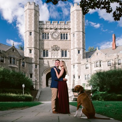 Princeton University Engagement Photography