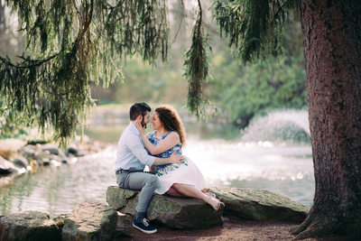 Sayen Gardens Engagement Photographer 