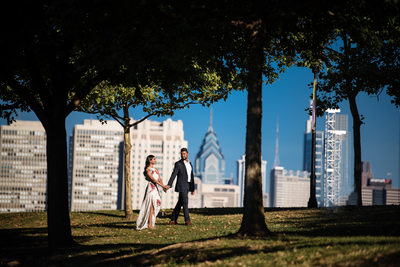 Camden Waterfront engagement photo session