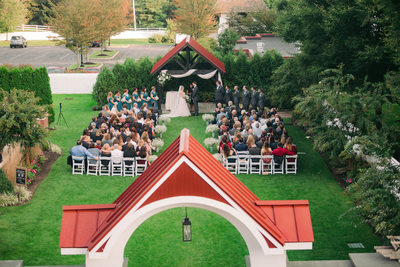Normandy Farms Summer Wedding Ceremony at Grand Garden