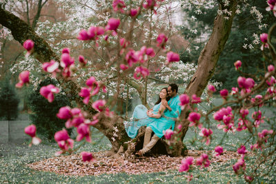 The Spring Engagement Portraits at Longwood gardens