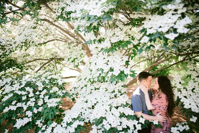 Rutgers Garden Engagement Photography 