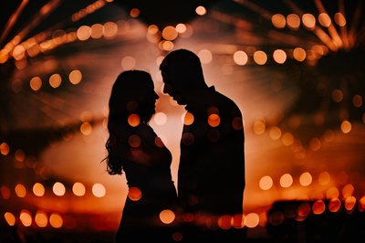 Fall Longwood Gardens Engagement Photography