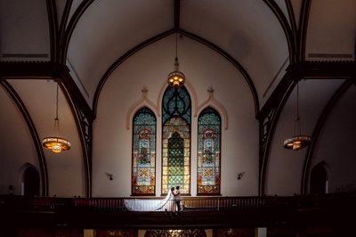 Wedding at Christ Community Church in Philadelphia