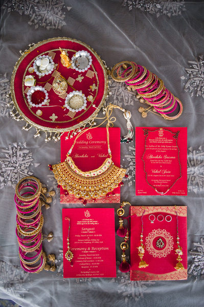 Indian bride wedding details 
