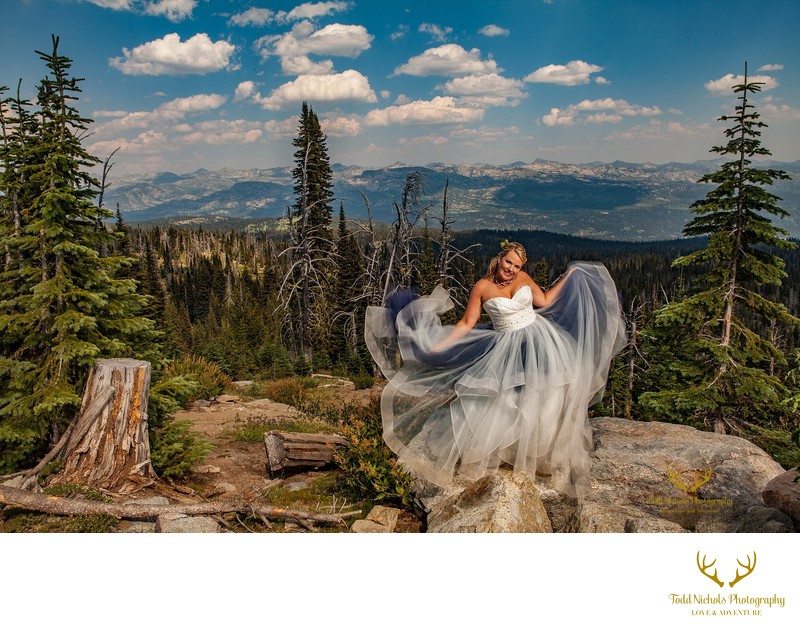 Brundage mountain wedding photographer