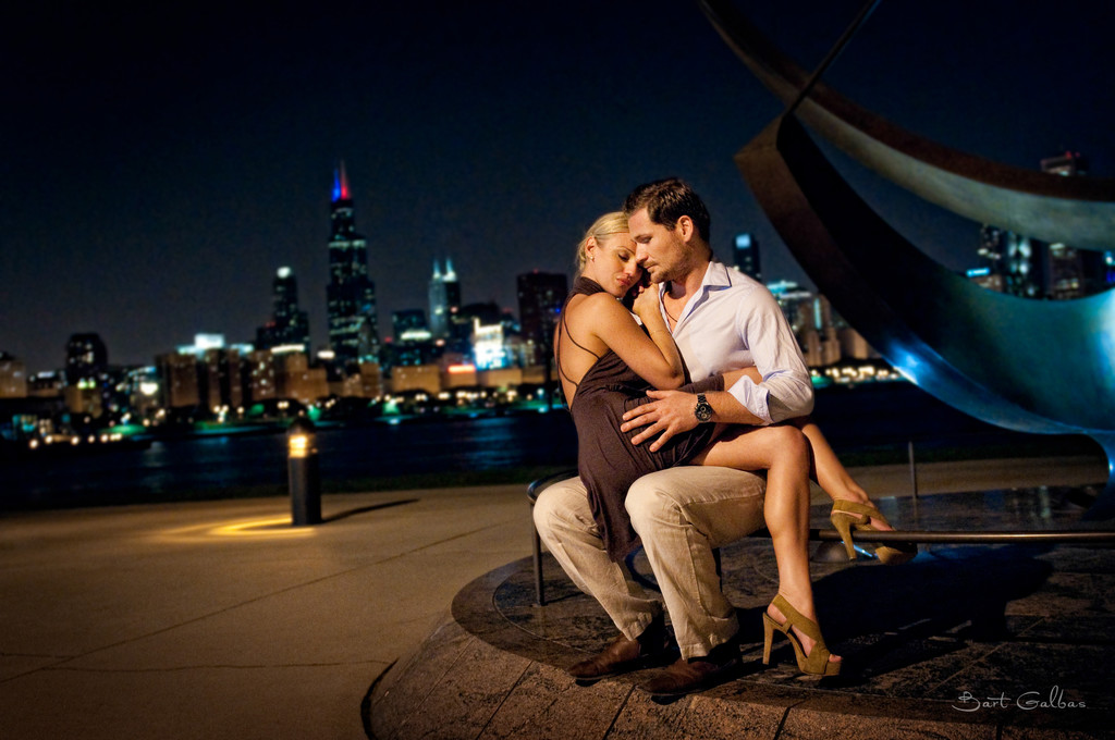 Chicago Planetarium Engagement Wedding Photography