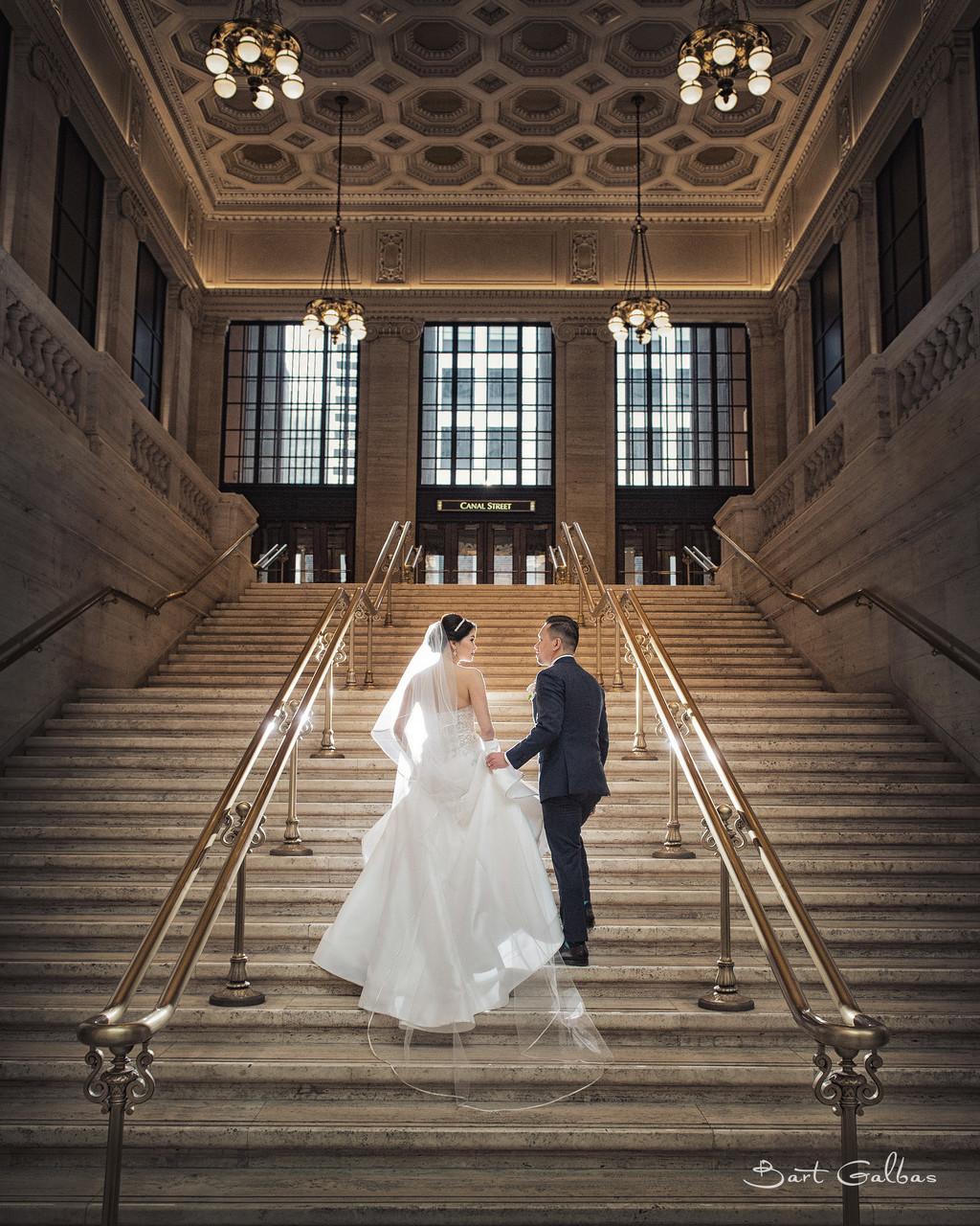 union station chicago wedding photos