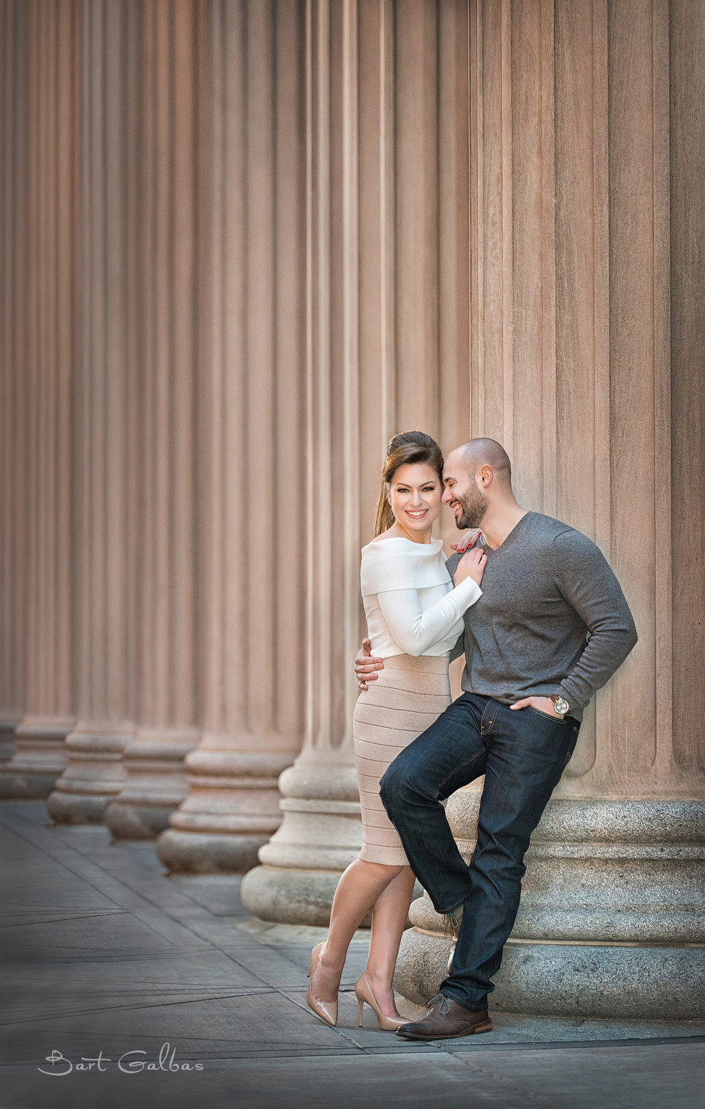 Chicago Board of Trade Building Engagement Portrait