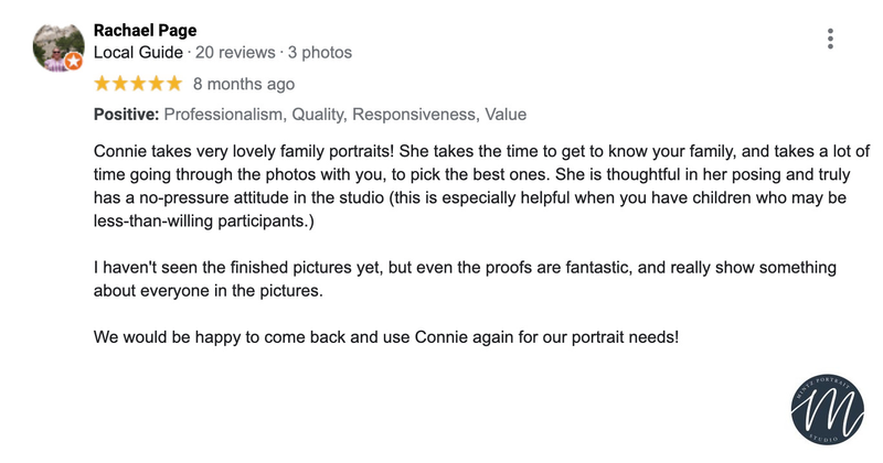 Google review - Rachel