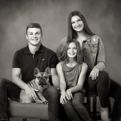 Vancouver WA Black and White Family Photographer.