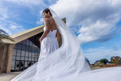 New Orleans bride photographed at City Church
