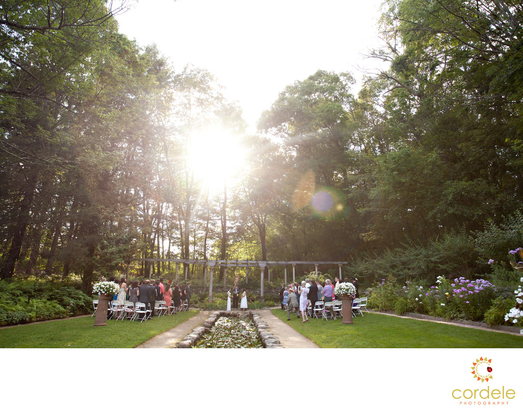 Outdoor Wedding Ceremony Photos massachusetts