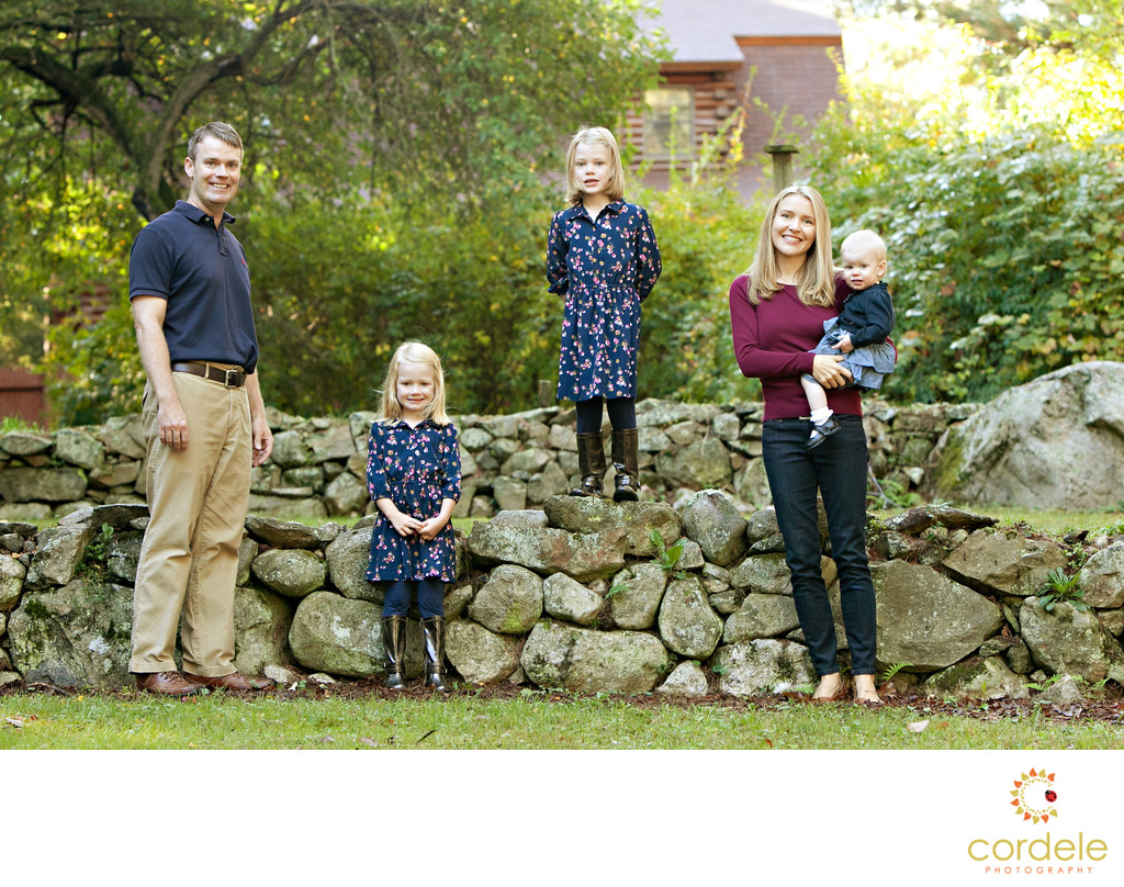 Family Fall Photos Massachusetts