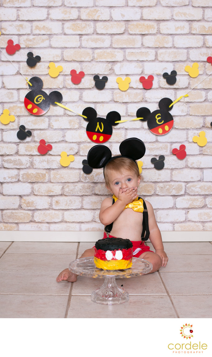 Unique Cake Smash Photos Boston