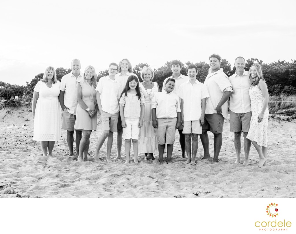 Extended Family Portrait Shoot on the beach