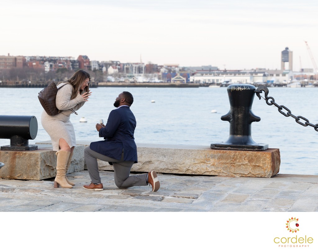 BOSTON Surprise Proposal Photography