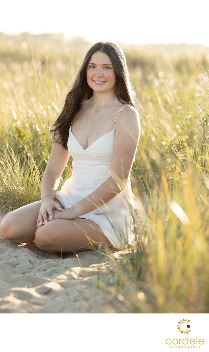Duxbury Beach Senior Portrait Photos