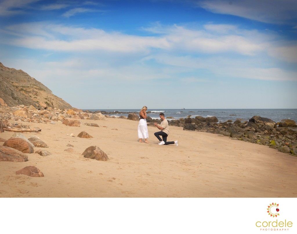 Mohegan Bluffs Proposal Photos Block Island