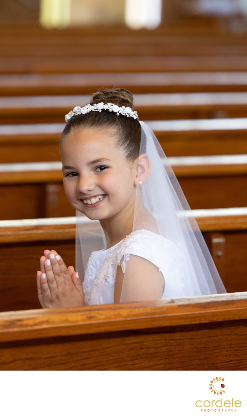 First communion photography north of Boston.  