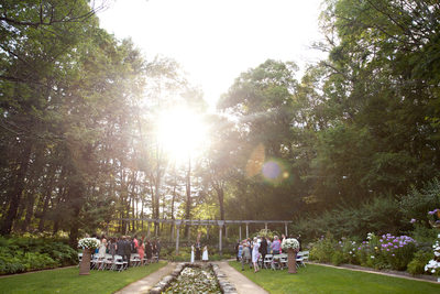 Outdoor Wedding Ceremony Photos massachusetts
