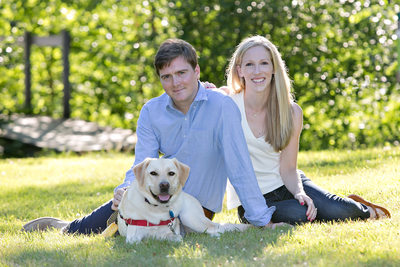 Dogs in Engagement Sessions Boston