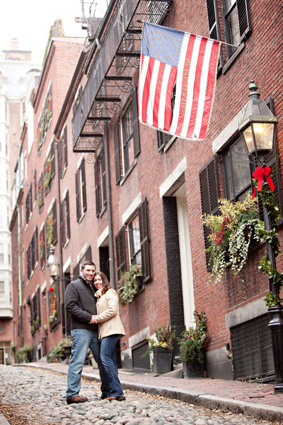 Acorn Street Engagement Photos