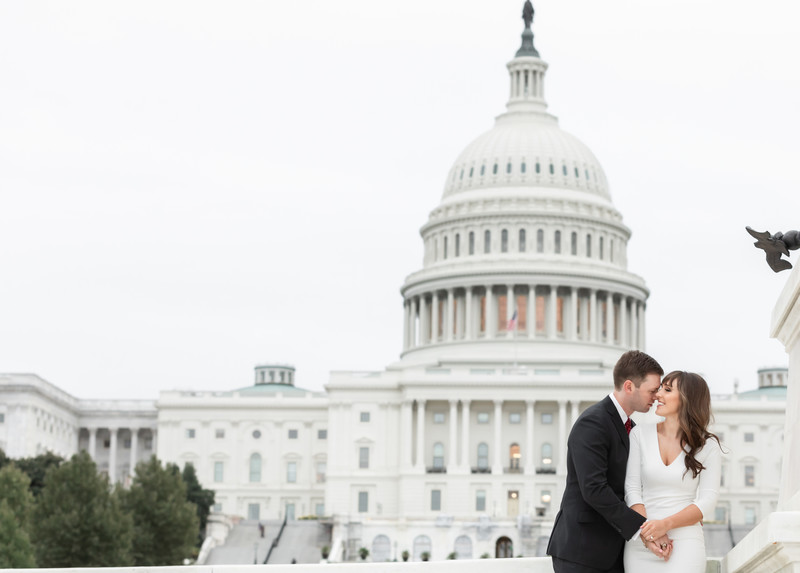 DC engagement photographer: United States Capitol