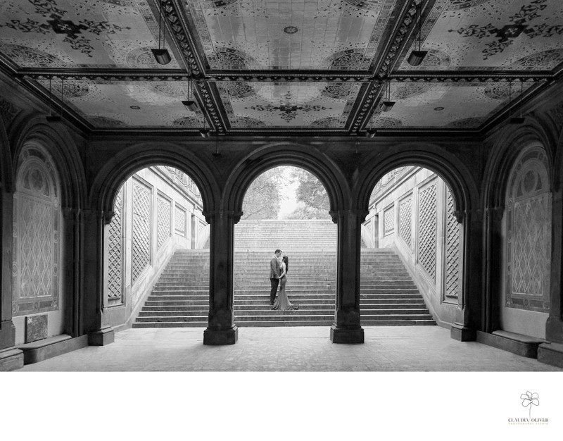 Bethesda Terrace Engagement photos 