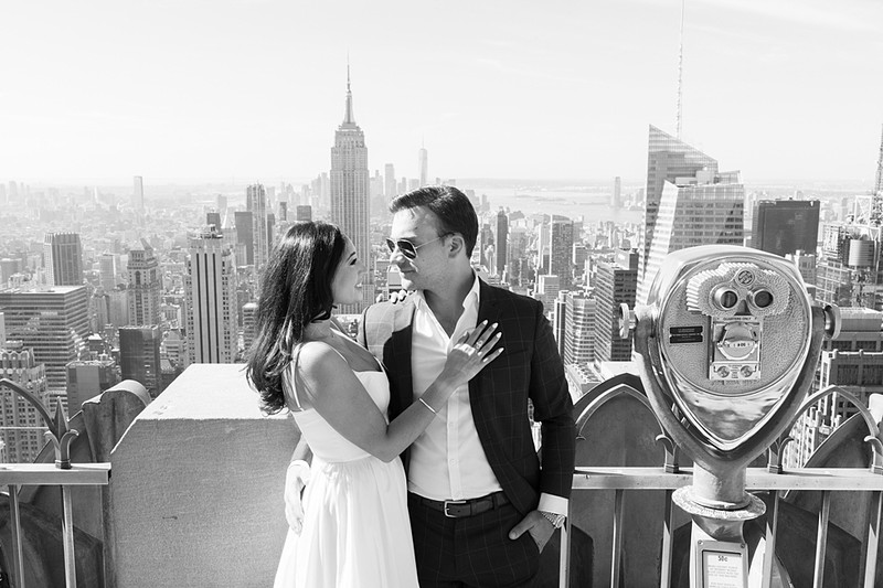 NYC ELOPEMENT PHOTOGRAPHER: TOP OF THE ROCK WEDDING PHOTOS