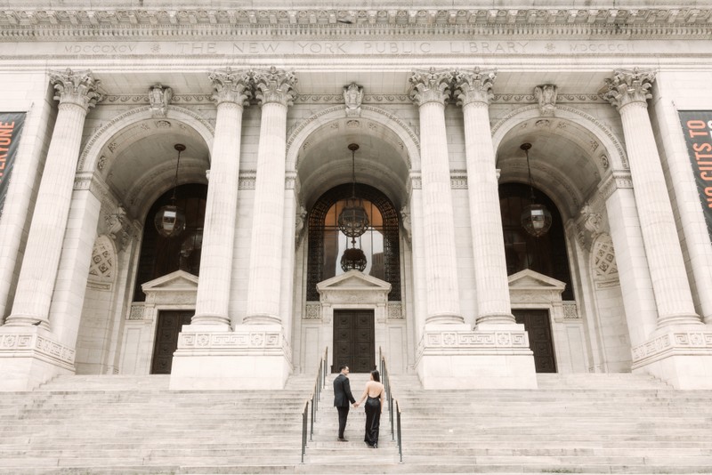 Engagement Photographer NYC: New York Public Library