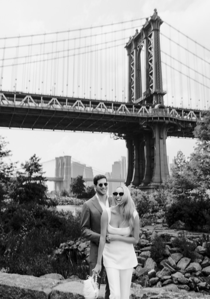Editorial Engagement Photos at Manhattan Bridge
