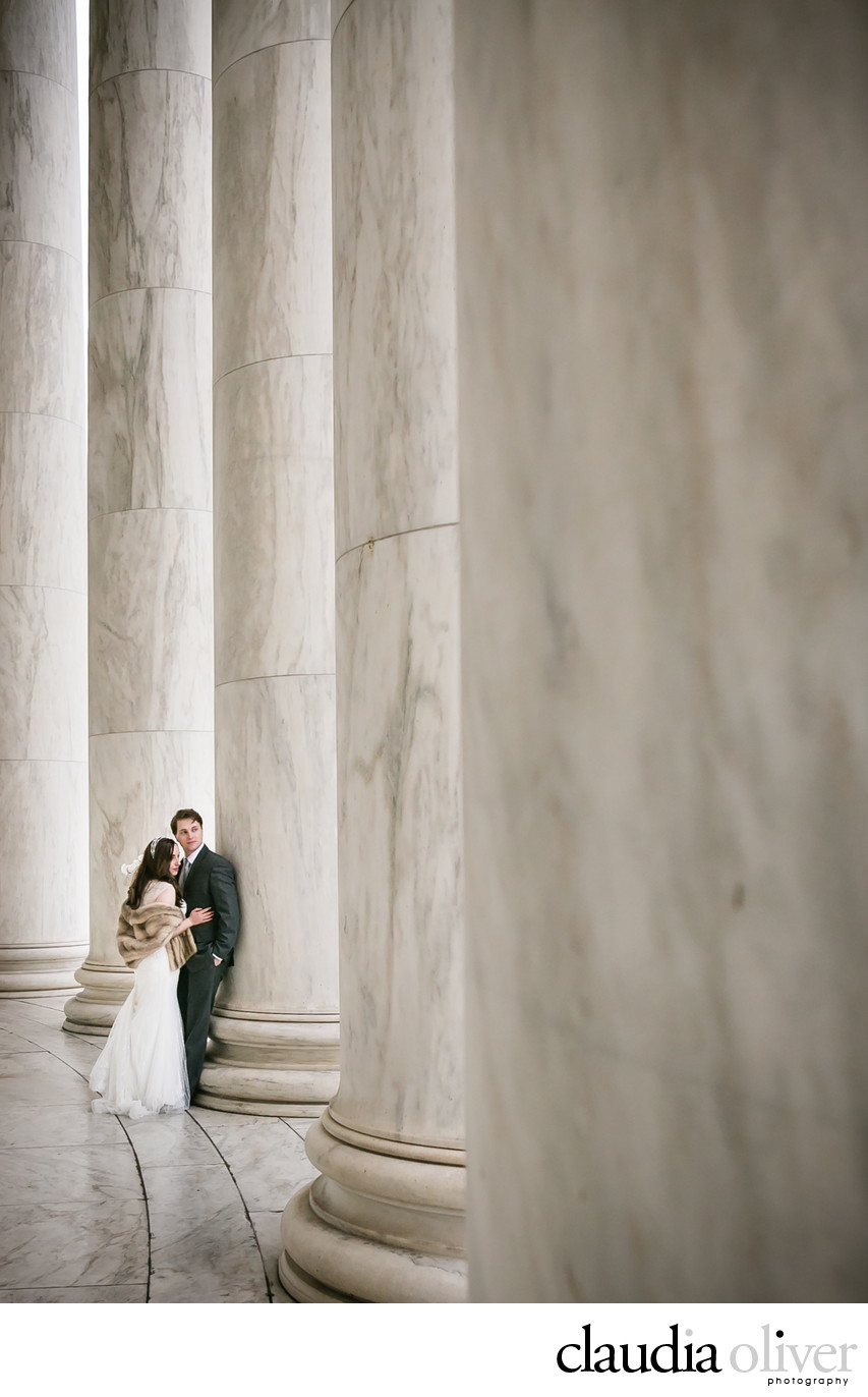 NYC Wedding Photography: Thomas Jefferson Memorial 