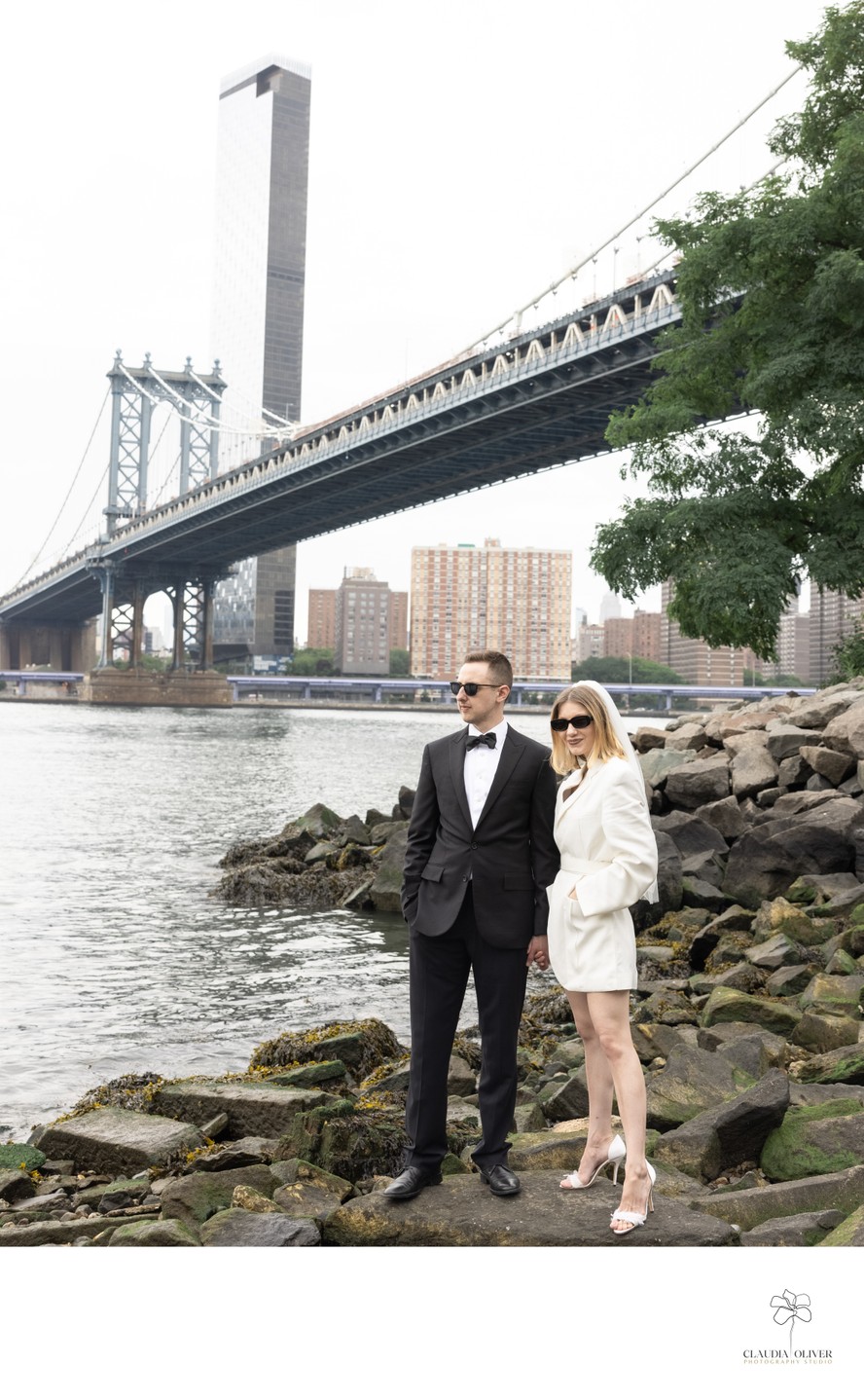 Engagement Photographer NYC: Brooklyn Bridge Park Photoshoot
