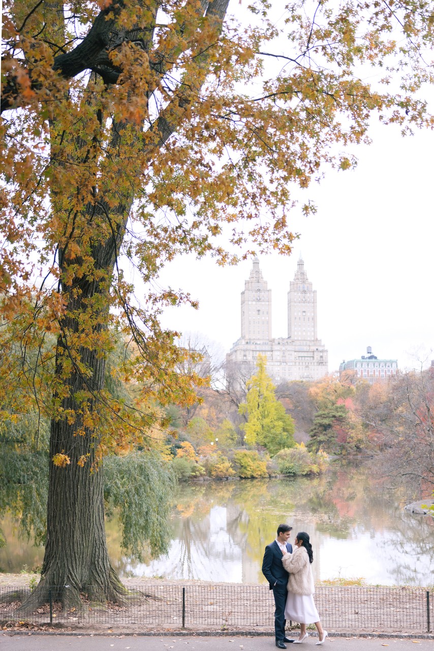Engagement Photographer NYC: Central Park Cherry Hill