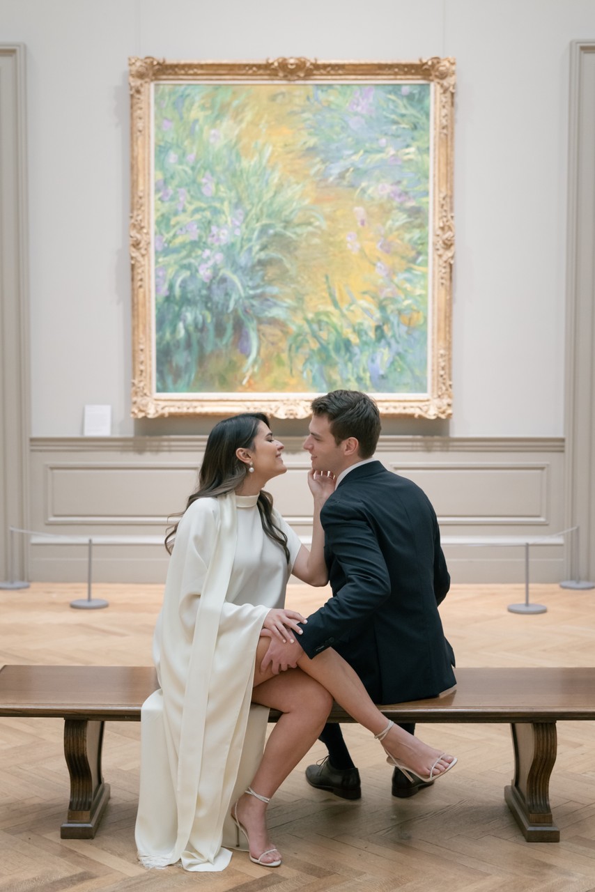 Engagement Photos at the National Gallery of Art