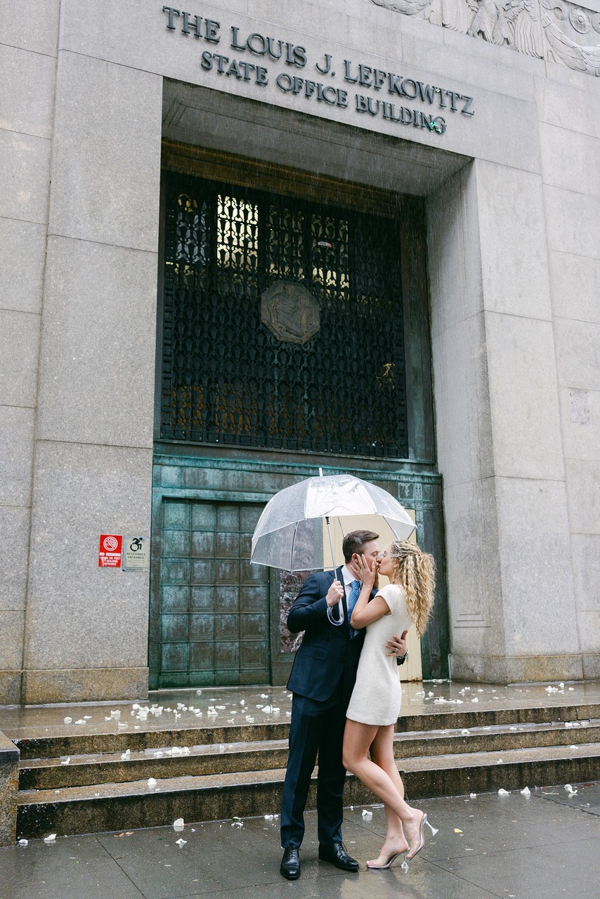 NYC City Hall Wedding: New York City Marriage Bureau Photos