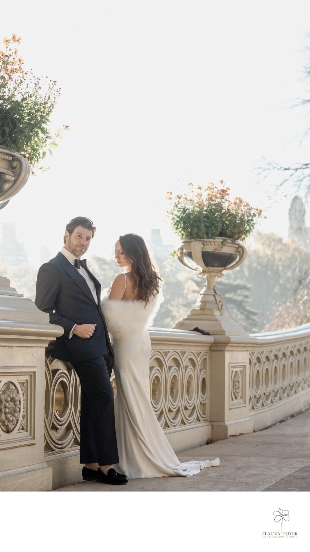 Best engagement photo locations in NYC: Bow Bridge