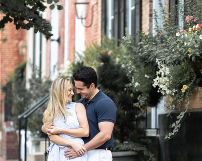 Engagement photo locations Washington DC: Old Town 