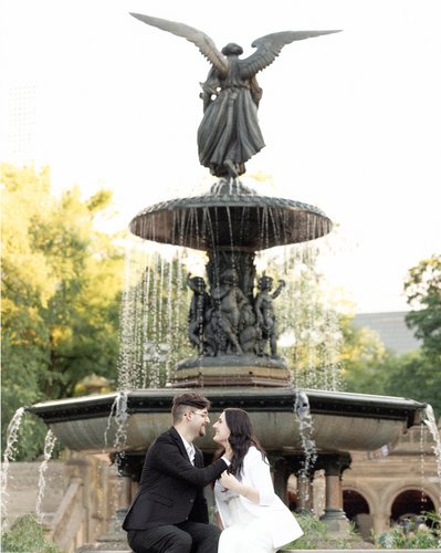 Engagement Photographer NYC: Bethesda Fountain