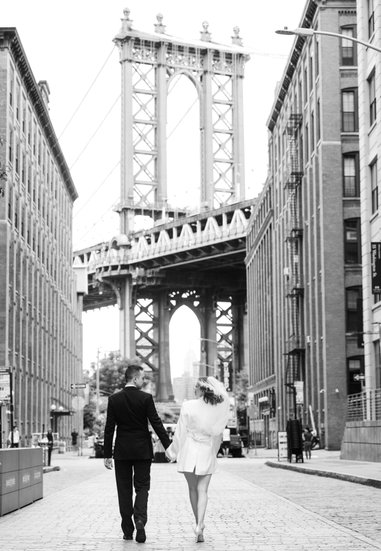 Engagement Photographer NYC: Manhattan Bridge View Dumbo