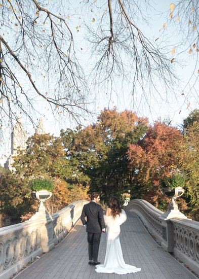 NYC Engagement Photographer: Bow Bridge Central Park NYC
