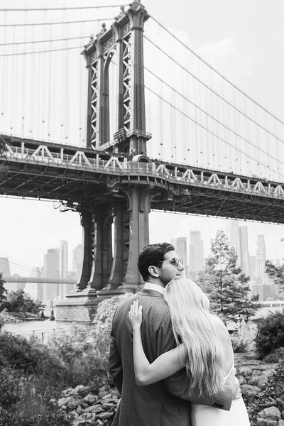 NYC Wedding Photographers: Manhattan Bridge