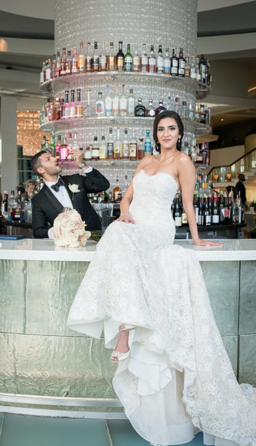 Greek Modern Elegant wedding at Fontainebleau Miami Beach Hotel