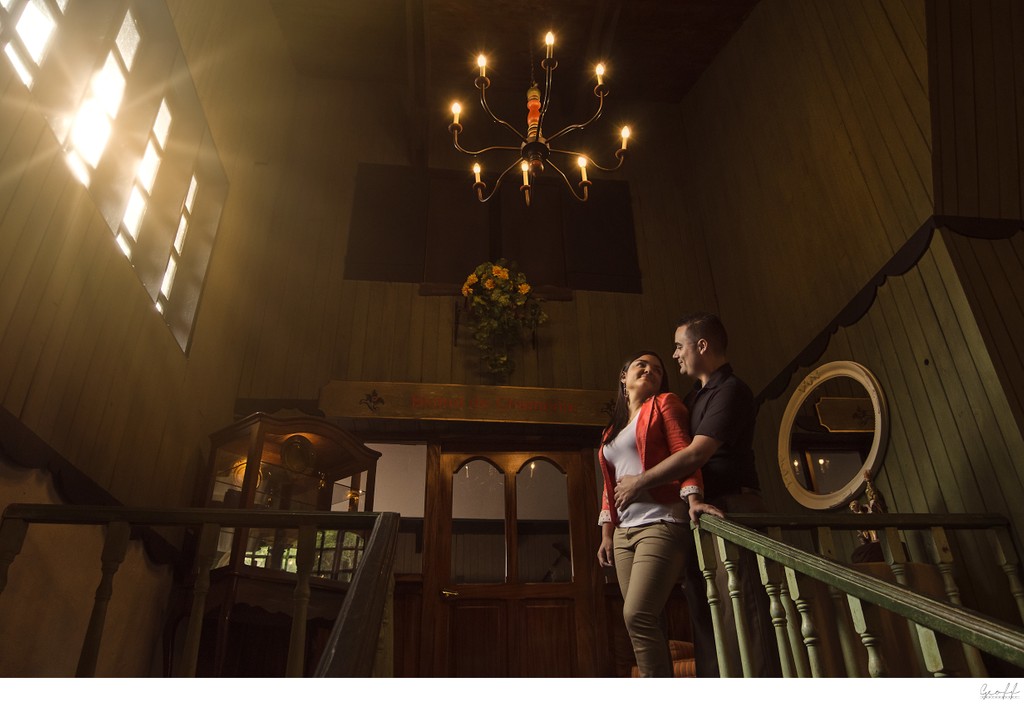 Engagement session in Hotel Chalet Tirol